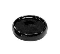 Porte Savon en Céramique "Bullea" 10cm Noir