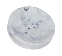 Porte-Savon en marbre Clair véritable - Salle de Bain Chic