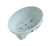 Porte-savon en paille - 12,5 x 6 cm - Support compact - Plateau en paille naturelle écologique - Porte-savon avec évacuation et ventilation - Porte-savon créatif pour douche, salle de bain, cuisine