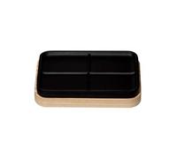 - Porte Savon en Résine Natureo 13cm Noir