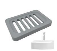 Porte-savon en silicone, porte-savon auto-drainant,Bac à savon en silicone pour drainage | Organisateur d'éponge d'évier, de lavage des mains, de nettoyage, de salle de bains, d'hôtel, de coucin
