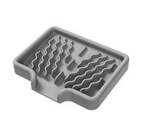 Porte-savon en silicone - savon de douche doux avec drainage - organisateur de distribution, vanités de vanité d'évier de salle de bain, accessoires de salle de bain, cuisine, v
