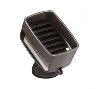 Porte-savon et éponge compact avec base de vidange inclinée et support à ventouse réutilisable pour zones d'évier (gris)
