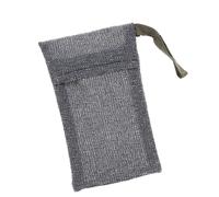 Porte-savon exfoliant en maille filet pour salle de bain - Boucle de suspension pour économiser de l'espace et durabilité - Filet double couche en nylon