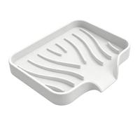 Porte-savon flexible en silicone pour économiser de l'espace avec base inclinée pour garder les savons secs longtemps dans l'environnement