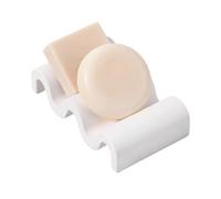 Porte-Savon Forme ondulée sans Drainage | Plateau pour savon en barre de cuisine Pour Propriétaires Locataires Salle de bain Maison Hôtel Dortoir Cuisine Buanderie WC