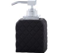 Porte-savon FURNLUX Portia Noir 7cm / Couleur principale : Noir / Dimensions : 7 x 16 x 9 cm