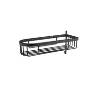 PORTE SAVON GRAND HOTEL PANIER ANGLE OU MURAL 27 cm/11 cm NOIR - CRISTINA ONDYNA GH15213