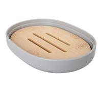 Porte Savon Gris et Bambou