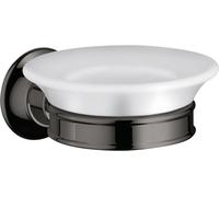 Porte savon Hansgrohe AXOR Montreux, 42033330, couleur : noir poli chrome