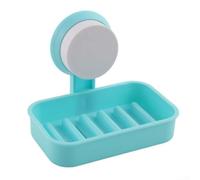 Porte-savon hygiénique en ABS avec système de drainage efficace pour un usage quotidien (bleu)