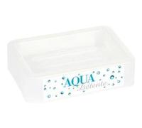 Porte Savon Imprimé "Aquaria" 12cm Blanc Blanc G