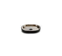 Porte-savon Argent Acier inoxydable Plastique 9,5 x 2,5 x 13 cm - Noir