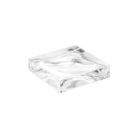 LAUFEN Kartell Boxy Porte-savon, L/P/H : 105/105/25 mm, H3833300840001, Couleur: Clair comme du cristal