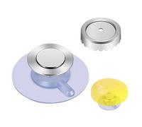 Porte-Savon Magnétique Acier Inoxydable Murale - Ventouse & Adhésif Sans Trace | Support Savon Antirouille Gain De Place Salle De Bain Cuisine | 4,5x4,5x1,8cm 32g