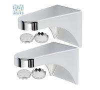 Porte-Savon Magnétique - Kit de 2 Avec 4 Plaques et 2 Autocollants de Remplacement, Stable et Robuste Pour Tout Savon Jusqu'à 150 Grammes