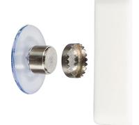 Porte-savon magnétique - Porte-savon mural sans perforation | Porte-savon à ventouse sans traces, en acier inoxydable, porte-savon magnétique peu encombrant pour évier et douche