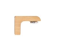 Porte-savon magnétique sans perçage pour lavabo, douche, baignoire, hêtre, 7,8 x 3,3 x 5,4 cm