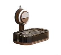 Porte-savon monté avec support de drainage efficace pour le rangement de la salle de bain, organisateur à ventouse pour savon et accessoires près de l'évier ou de la douche