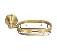 Porte-Savon Mural Doré en Acier Inoxydable, Style Rétro, Porte-éponge pour la Maison, Salle de Bain, Cuisine