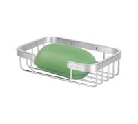 Porte-Savon Mural en Acier Inoxydable 304 Brossé, Rectangulaire, Boîte à éponge à Savon économiseur de Récipient Organisateur Toilette pour Cuisine Salle de Bain Douche