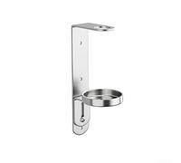 Porte-savon mural en acier inoxydable, distributeur de savon de douche, porte-savon avec économiseur de savon, support de savon de douche pour décoration de salle de bain (1 trou)