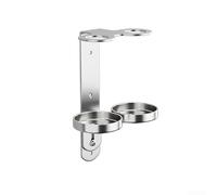 Porte-savon mural en acier inoxydable, distributeur de savon de douche, porte-savon avec économiseur de savon, support de savon de douche pour décoration de maison et salle de bain (2 trous)