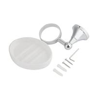 Porte-Savon Mural en céramique Anti-Corrosion sans perçage Double Couche pour Salle de Bains Haut de Gamme Vintage élégant et Durable