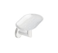 Porte savon mural en laiton medea blanc - CRISTINA ONDYNA SHME09M24