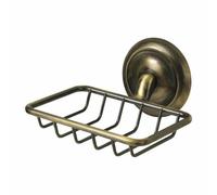 Porte Savon Mural Laiton Antique Panier