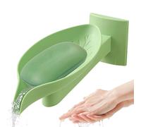 Porte-savon mural - Plat montable 21 x 7 x 9 cm, matériau PP, porte-savon léger avec pâte adhésive forte | Organisateur de salle de bain et de douche pour savon, soins de la peau, maison, hôtel et spa