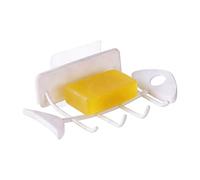 Porte-savon mural pour douche - Grille d'égouttage pour la salle de bain - Support pour porte-savon mural - Pour salle de bain, douche, cuisine, buanderie, toilettes, sous-sol, garage, appartement