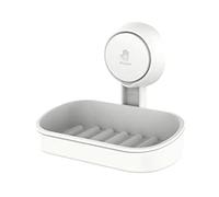 Porte-savon mural pour douche - Installation en une seconde - Pas de perçage nécessaire, amovible, convient pour salle de bain, baignoire et évier (1 pièce)