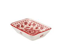 Porte-savon ottoman en céramique peint à la main (rouge sucré)
