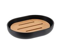 Porte-savon ovale en bambou PS - BAMBOU NOIR