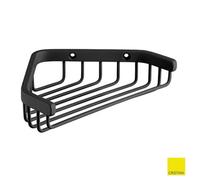 Porte savon panier d'angle 17 cm Noir Mat Grand Hotel - Cristina Ondyna GH15713