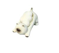 Porte-Savon Plateau de Douche autonettoyant, Porte-Assiettes décoratif en Forme Chat Siamois Mignon Porte-Savon pour Pain de Savon