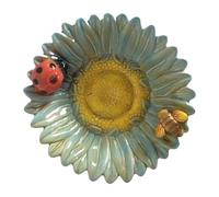 Porte-Savon Plateau for comptoir de Salle Bain, Facile à Nettoyer, Motif Tournesol, Porte-clés for Usage Domestique Indispensables pour la Salle de Bain