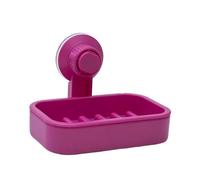 Porte-Savon Porte-Savon à Ventouse Robuste, Plateau Mural for évier de Douche Décoration Indispensable pour Votre Appartement(Purple)