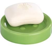 Porte-savon Porte-savon céramique Vert Rond Wenko Polaris Ø 11 x 2,8 cm