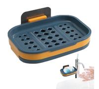 Porte-savon - Porte-savon de douche pour salle de bain | Design compact | Porte-savon mural adapté pour l'évier, la baignoire et l'organisation de la salle de bain peu encombrante