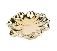 Porte-Savon Porte-Savon en céramique à Drainage Automatique for lavabo, électroplaquée, for Usage Domestique Décoration et Accessoires de Cuisine(Gold)