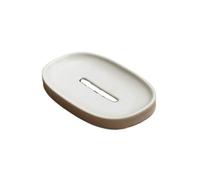 Porte-Savon Porte-Savon en céramique for lavabo de Salle Bain avec Trou d'évacuation, Design Simple et élégant Décoration Indispensable pour Votre Appartement(Style B)