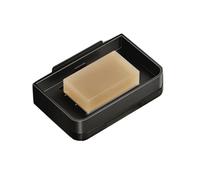 Porte Savon Porte-Savon en métal sans perçage, avec égouttoir et Accessoires de Rangement Mural for Salle Bain pour la Salle de Bain(Black)