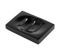 Porte-Savon Porte-Savon Noir de Style européen avec égouttoir, idéal for la Cuisine et Salle Bain pour Pain de