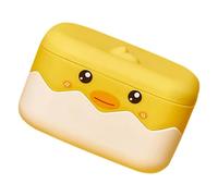 Porte-Savon Porte-Savon Portable en Forme d'animal avec Couvercle, sans perçage, Auto-drainant, idéal for Les Voyages Support