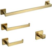 Porte-Savon, Porte-Serviettes en Or, Porte-Papier hygiénique, Porte-Serviettes, Crochet, Porte-Savon, Brosse de Toilette