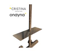 Porte savon pour colonnes cristina or rose brosse - CRISTINA ONDYNA AB00334P