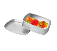 Porte-savon rectangulaire en aluminium - Porte-savon pour salle de bain | Porte-savon étanche, support de voyage de 150 ml pour douche et baignoire, design pratique pour salle de bain moderne