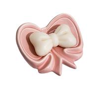 Porte-savon robuste - Plateau de savon de salle de bain | Rangement d'évier avec système de grille surélevée, construction en céramique durable, design de nœud esthétique, auto-drainante pour